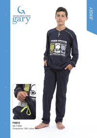 PIGIAMA RAGAZZO M/L P40010 Tellini S.r.l. Ingrosso Abbigliamento